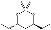 1,3,2-Dioxathiane, 4,6-diethyl-, 2,2-dioxide, (4S,6S)- 结构式
