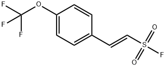 Ethenesulfonyl fluoride, 2-[4-(trifluoromethoxy)phenyl]-, (1E)- 结构式