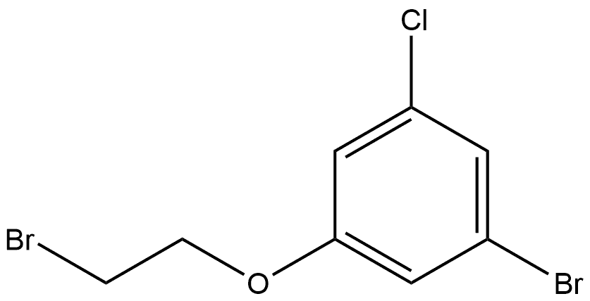 1-Bromo-3-(2-bromoethoxy)-5-chlorobenzene 结构式