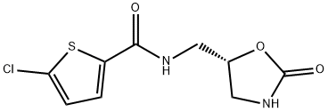 2-Thiophenecarboxamide, 5-chloro-N-[[(5S)-2-oxo-5-oxazolidinyl]methyl]- 结构式