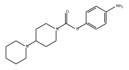 [1,4'-Bipiperidine]-1'-carboxylic acid, 4-aminophenyl ester 结构式