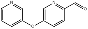 5-(吡啶-3-基氧基)吡啶甲醛 结构式