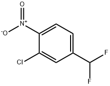 3-氯-4-硝基二氟甲基苯 结构式