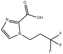 1-(3,3,3-三氟丙基)-1H-咪唑-2-羧酸 结构式