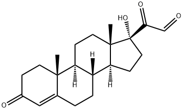 Pregn-4-en-21-al, 17-hydroxy-3,20-dioxo- (7CI,8CI,9CI) 结构式