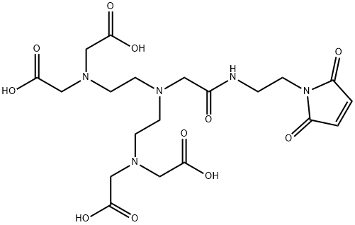MaleiMido-Mono-aMide-DTPA 结构式