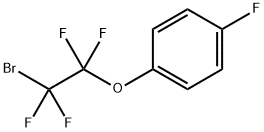 1-(2-溴-1,1,2,2-四氟乙氧基)-4-氟苯 结构式