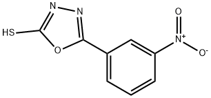 5-(3-NITROPHENYL)-1,3,4-OXADIAZOLE-2-THIOL 结构式