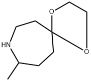 9-甲基-1,4-二氧杂-8-氮螺[4.6]十一烷 结构式