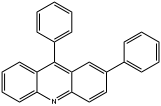 Acridine, 2,9-diphenyl- 结构式