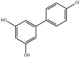 4'-氯-[1,1'-联苯]-3,5-二醇 结构式