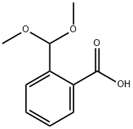 2-(二甲氧基甲基)苯甲酸 结构式