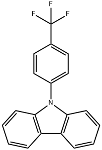 9H-Carbazole, 9-[4-(trifluoromethyl)phenyl]- 结构式