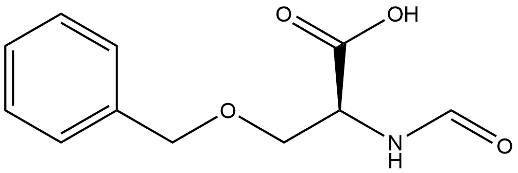 3-(Benzyloxy)-2-formamidopropanoic acid 结构式