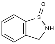 1,2-Benzisothiazole, 2,3-dihydro-, 1-oxide, (1S)- 结构式