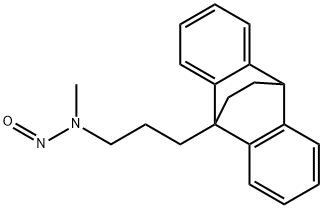 马普替林杂质1(N-亚硝基马普替林) 结构式