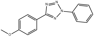 2H-Tetrazole, 5-(4-methoxyphenyl)-2-phenyl- 结构式