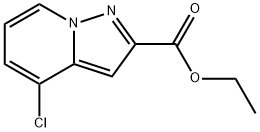 Ethyl 4-chloropyrazolo[1,5-a]pyridine-2-carboxylate 结构式