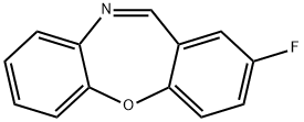 Dibenz[b,f][1,4]oxazepine, 2-fluoro- 结构式