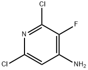 2,6-二氯-3-氟-4-吡啶胺 结构式