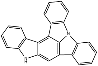 11H-二吲哚[3,2-B:1',2',3'-/M]咔唑 结构式