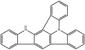 15H-二吲哚并[2,3-B:1',2',3'-LM]咔唑 结构式