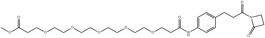 AZD-PEG5 -Methyl Ester 结构式