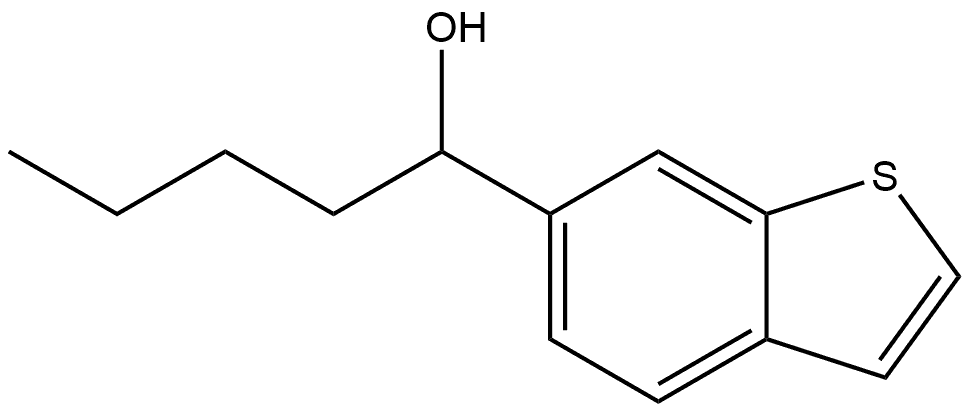 α-Butylbenzo[b]thiophene-6-methanol 结构式