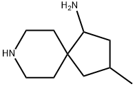 8-Azaspiro[4.5]decan-1-amine, 3-methyl- 结构式