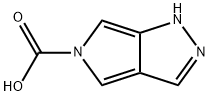 Pyrrolo[3,4-c]pyrazole-5(1h)-carboxylic acid 结构式