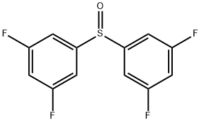 双(3,5-二氟苯基)亚砜 结构式