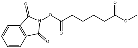 Hexanedioic acid, 1-(1,3-dihydro-1,3-dioxo-2H-isoindol-2-yl) 6-methyl ester 结构式