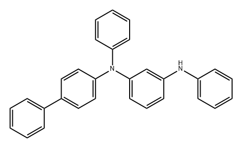 N1-([1,1'-联苯]-4-基)-N1,N3-二苯基苯-1,3-二胺 结构式