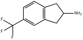 2-氨基-5-(三氟甲基)茚满 结构式