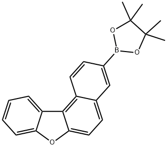 3-硼酸频哪醇酯-苯并[B]萘并[1,2-D]呋喃 结构式