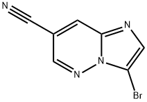 3-溴咪唑并[1,2-B]哒嗪-7-腈 结构式