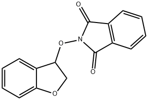 2-((2,3-DIHYDROBENZOFURAN-3-YL)OXY)ISOINDOLINE-1,3-DIONE 结构式