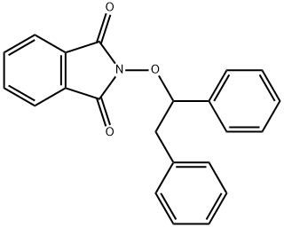 2-(1,2-DIPHENYLETHOXY)ISOINDOLINE-1,3-DIONE 结构式