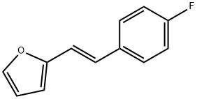 Furan, 2-[(1E)-2-(4-fluorophenyl)ethenyl]- 结构式