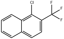 1-Chloro-2-(trifluoromethyl)naphthalene 结构式