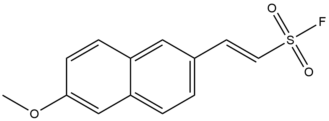 Ethenesulfonyl fluoride, 2-(6-methoxy-2- 结构式