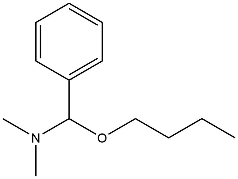 Benzenemethanamine, α-butoxy-N,N-dimethyl- 结构式