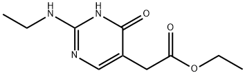 2-(2-(乙氨基)-6-氧代-1,6-二氢嘧啶-5-基)乙酸乙酯 结构式