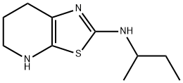 N-(仲丁基)-4,5,6,7-四氢噻唑并[5,4-B]吡啶-2-胺 结构式