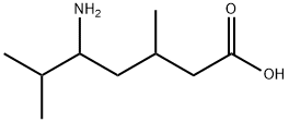 5-氨基-3,6-二甲基庚酸 结构式