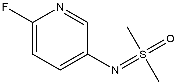 [(6-fluoropyridin-3-yl)imino]dimethyl-lambda6-sulfanone 结构式