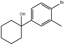 1-(4-溴-3-甲基苯基)环己醇 结构式