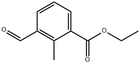Ethyl 3-formyl-2-methylbenzoate 结构式