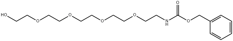 CBZ-NH-PEG5-OH 结构式