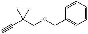((((1-乙炔基环丙基)甲氧基)甲基)苯 结构式